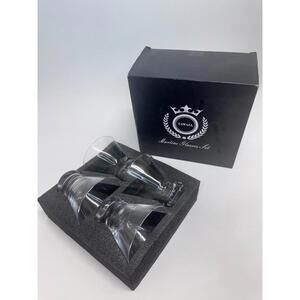 Yawall martini glasses set